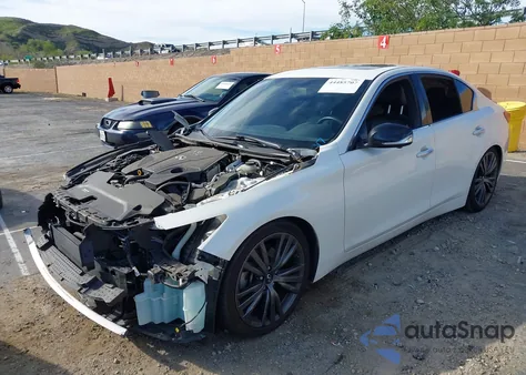 2020 Infiniti Q50 Edition 30 z USA, uszkodzony, nr VIN JN1EV7AP2LM204097